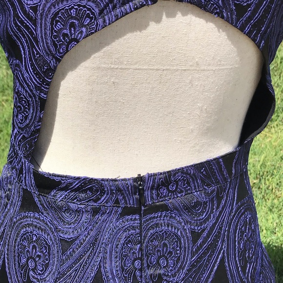 3/$10 Miami mi ami Dress S Paisley Jacquard - Picture 8 of 9